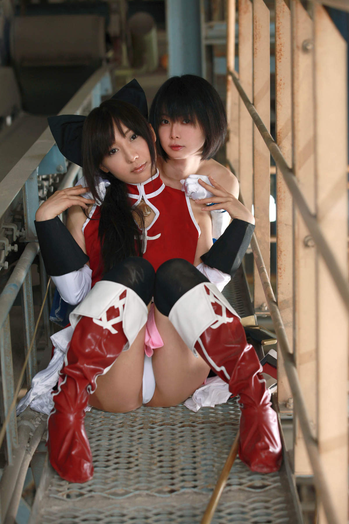 (C80) (コスプレ)   Sayaka and Kyoko  CosPlay制服诱惑套图